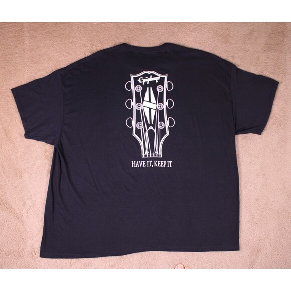 Gibson Epiphone 150th Anniversary Graphic Tee T-Shirt (4XL) - NEW W/OUT TAGS! - Picture 1 of 6